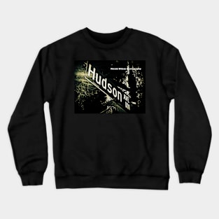 Hudson Avenue, Pasadena, California by Mistah Wilson Crewneck Sweatshirt